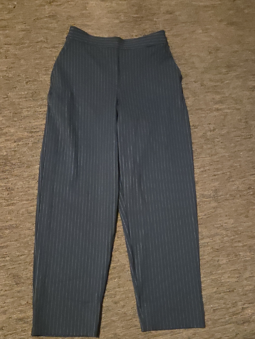 lululemon athletica Womens Black  Pinstripe Dress Pants